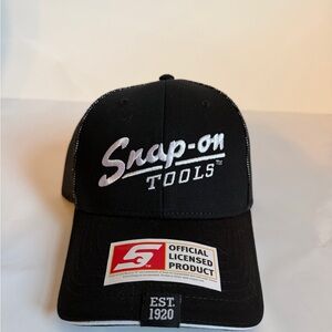 Snap-on Black Baseball Cap